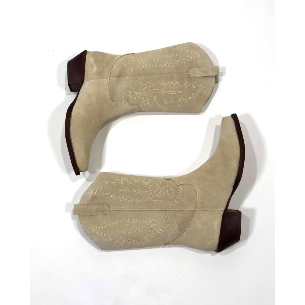 Coconuts by Matisse Gaucho Western Cowboy Boot Mid Calf Suede - Size 9